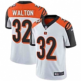 Nike Men & Women & Youth Bengals 32 Mark Walton White NFL Vapor Untouchable Limited Jersey,baseball caps,new era cap wholesale,wholesale hats